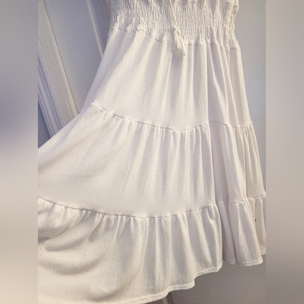 ✨️Love White Ruffled Tiered Sundress - Picture 6 of 10